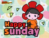 Coloring page Happy sunday painted byponee59