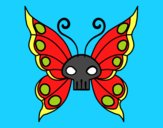 Coloring page Emo butterfly painted byDija
