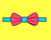 Coloring page Modern bow tie painted byKota