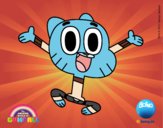 Coloring page Gumball painted byBeautyWWE