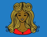 Coloring page Hairstyle: bangs painted byCharlotte