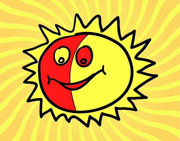 Cheerful sun