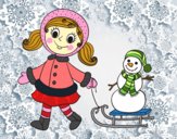 201630/little-girl-with-sleigh-and-snowman-nature-seasons-of-the-year-painted-by-katie-100072_163.jpg