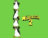 Coloring page Madagascar 2 Penguins painted byAish 