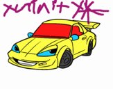Coloring page Sports car with aileron painted byGramanana4