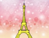 Coloring page The Eiffel Tower painted byGramanana4