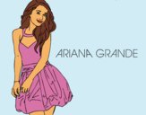 Coloring page Ariana Grande painted byEllza