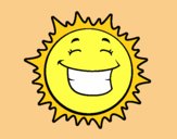 Coloring page Happy sun painted byLexi882