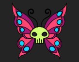 Coloring page Emo butterfly painted byBrandi