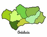 Coloring page Andalusia painted bywequix