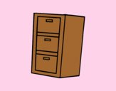 Coloring page Drawers painted byAnia