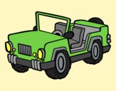 Coloring page Jeep painted byAnia