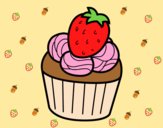 Coloring page Strawberry chocolate painted byAnia