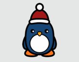 Coloring page Christmas penguin painted bySkmpyUncrn
