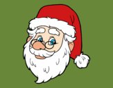 Coloring page One Santa Claus face painted bybarbie_kil