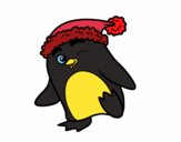Penguin with Christmas hat