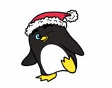 Penguin with Christmas hat