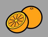 Coloring page The oranges painted byAnia