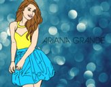 Coloring page Ariana Grande painted byAnia