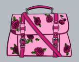 Coloring page Flowered handbag painted byAnia