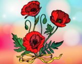 Coloring page Some poppies painted byrabid 