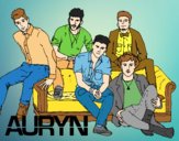 Coloring page Auryn Boyband painted byAnia