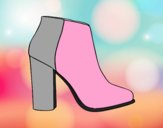 Coloring page Bootie Heel painted byAnia