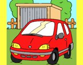 Coloring page Car in the country painted byAnia