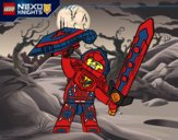 Coloring page Clay Nexo Knights painted bydanish15