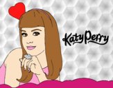 Coloring page Katy Perry painted byAnia
