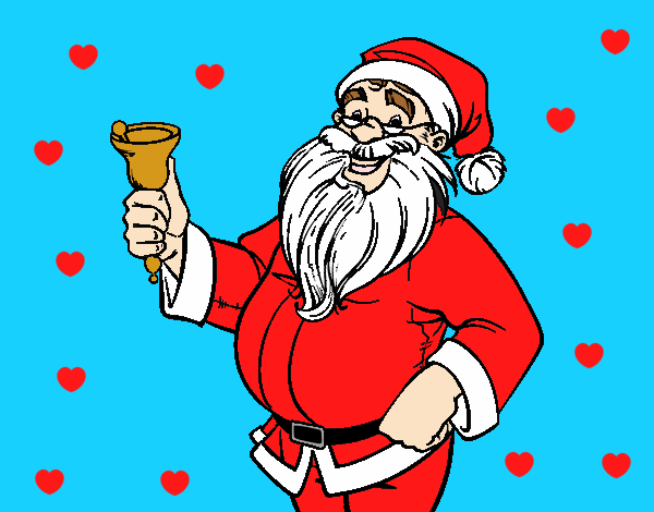  Santa Claus with bell