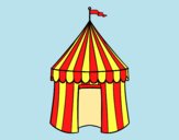 Coloring page Circus tent painted byAnia