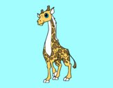 Coloring page Female giraffe painted byKylee 