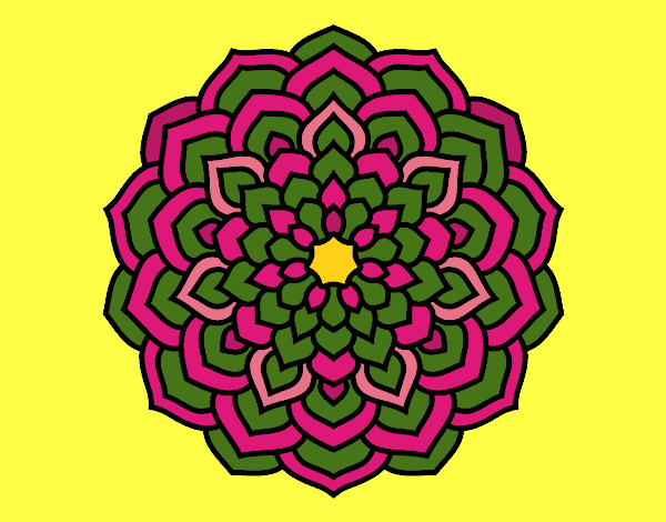 Mandala flower petals