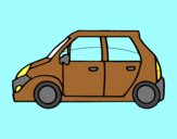 Coloring page Small car painted byAnia