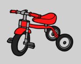 Coloring page Tricycle for children painted byAnia