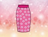 Coloring page Tube skirt painted byAnia