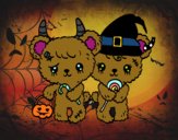 Coloring page Zombie teddy bears painted bylilnae33