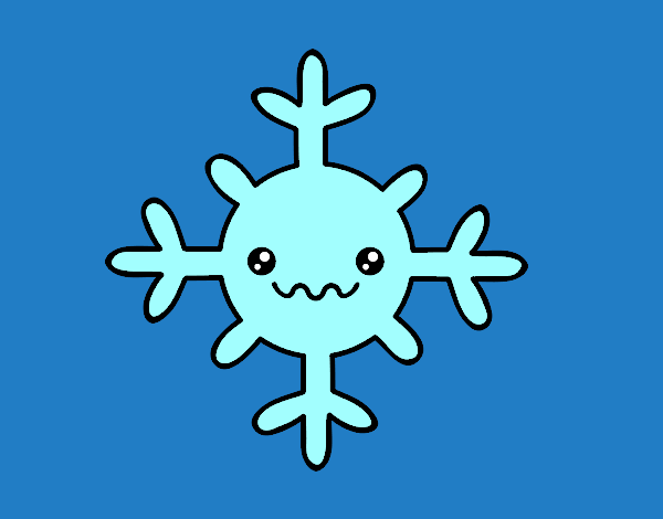 Snowflake kawaii