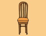 Coloring page Wooden chair painted byAnia