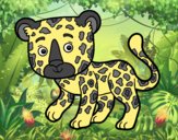 Coloring page Young Cheetah painted byAnia