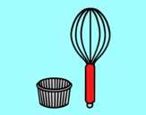Coloring page Baking utensils painted byAnia