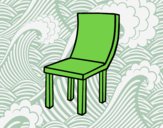 Coloring page Curve Chair painted byAnia