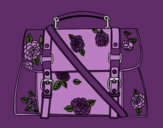 Coloring page Flowered handbag painted byCherokeeGl