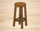 Coloring page High Stool painted byAnia