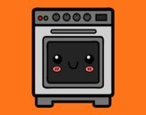 Coloring page Oven painted byYori