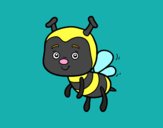 Coloring page A bee painted byjaden