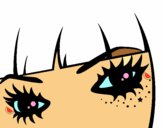 Coloring page Emo eyes painted bykayleigh