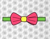 Coloring page Modern bow tie painted bySant