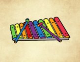 Coloring page A xylophone painted byBoylover2